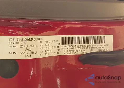 2005 Jeep Grand Cherokee Limited from USA, damaged, VIN 1J8HR58235C623168